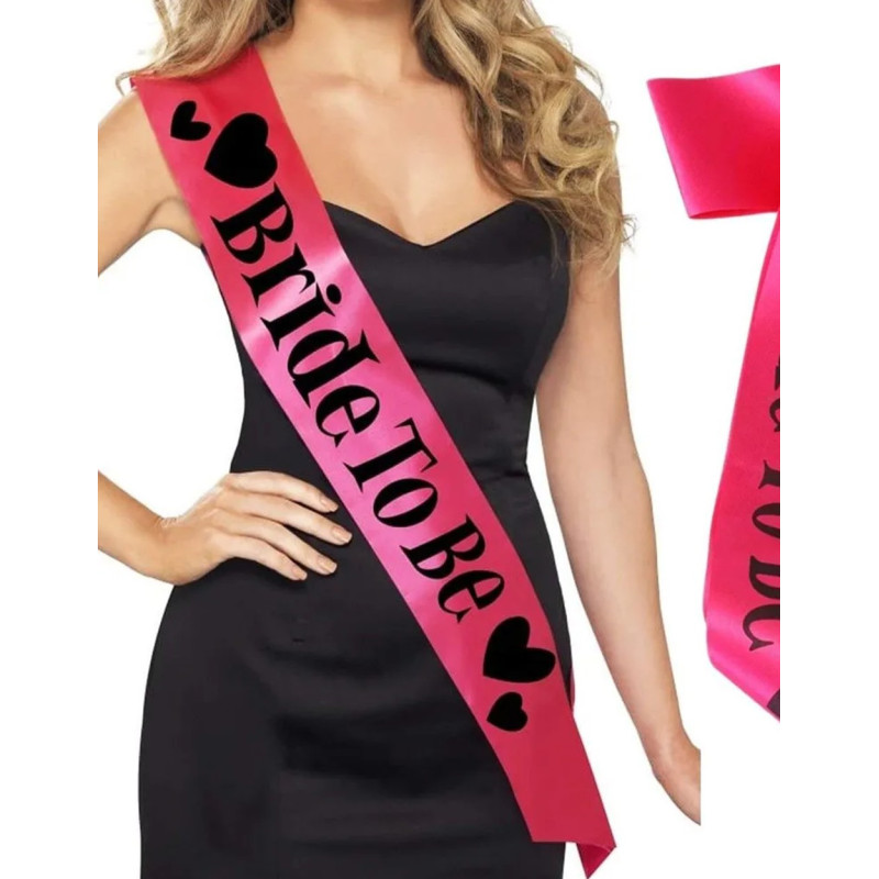 Bride to be printed Sashes