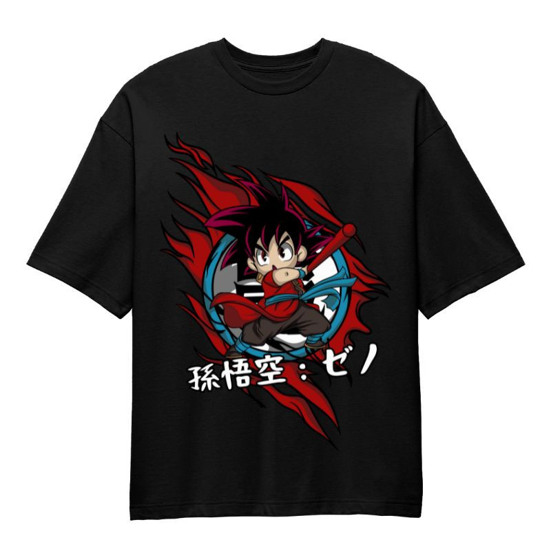 Anime Red Colored Tshirt