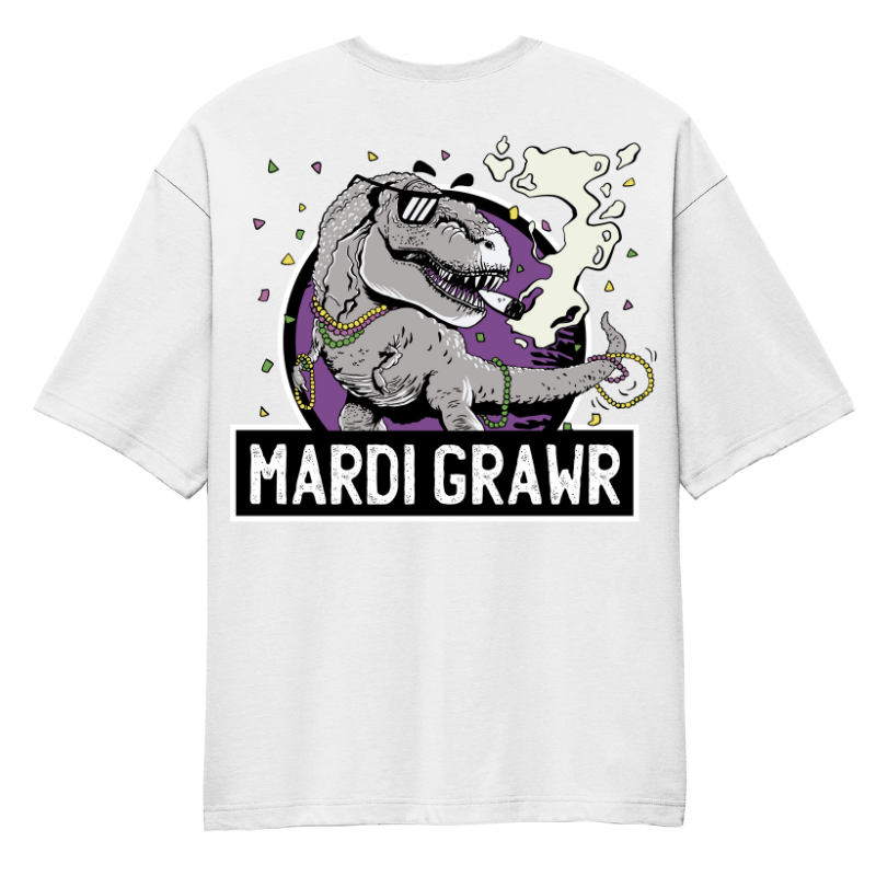 Mardi Dinosaur Oversized T-Shirt