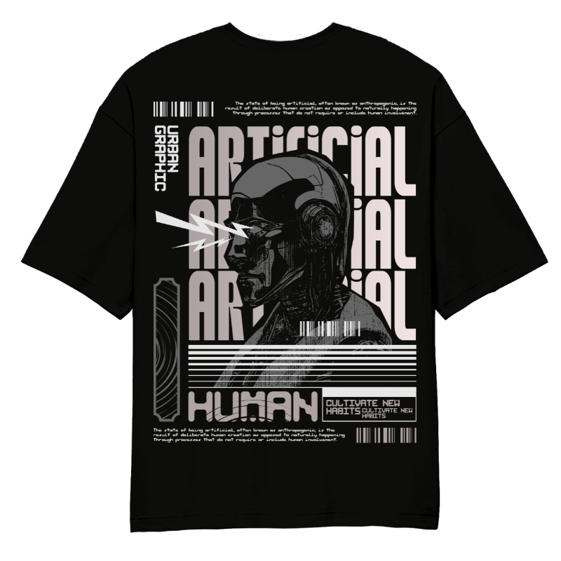 Artificial Human Oversized T-Shirt