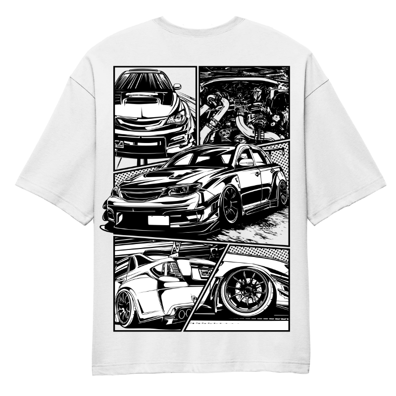 Sabaru Wrx Oversized T-Shirt