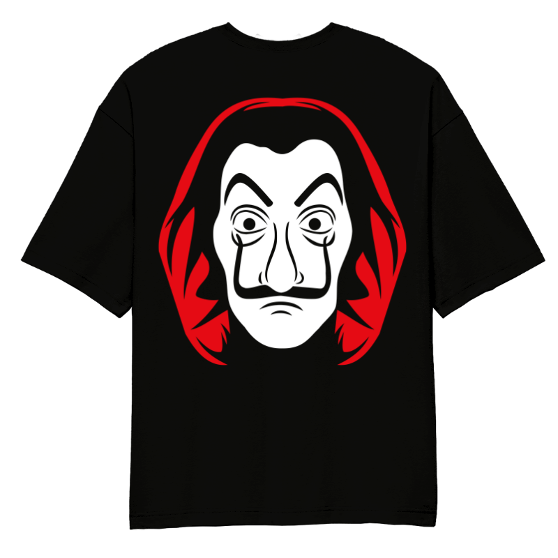 Money Heist(Mask Man) Oversized T-Shirt