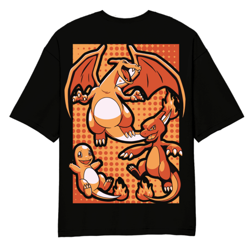 Pokemon Charizard Oversized T-Shirt