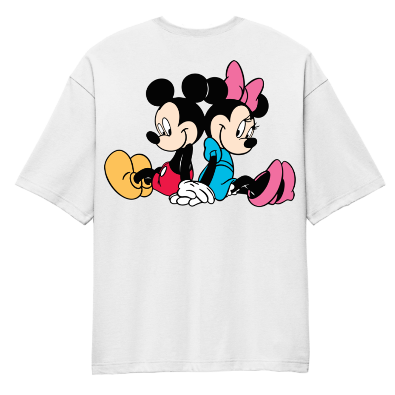 Mickey-Minnie Couple Oversized T-Shirt