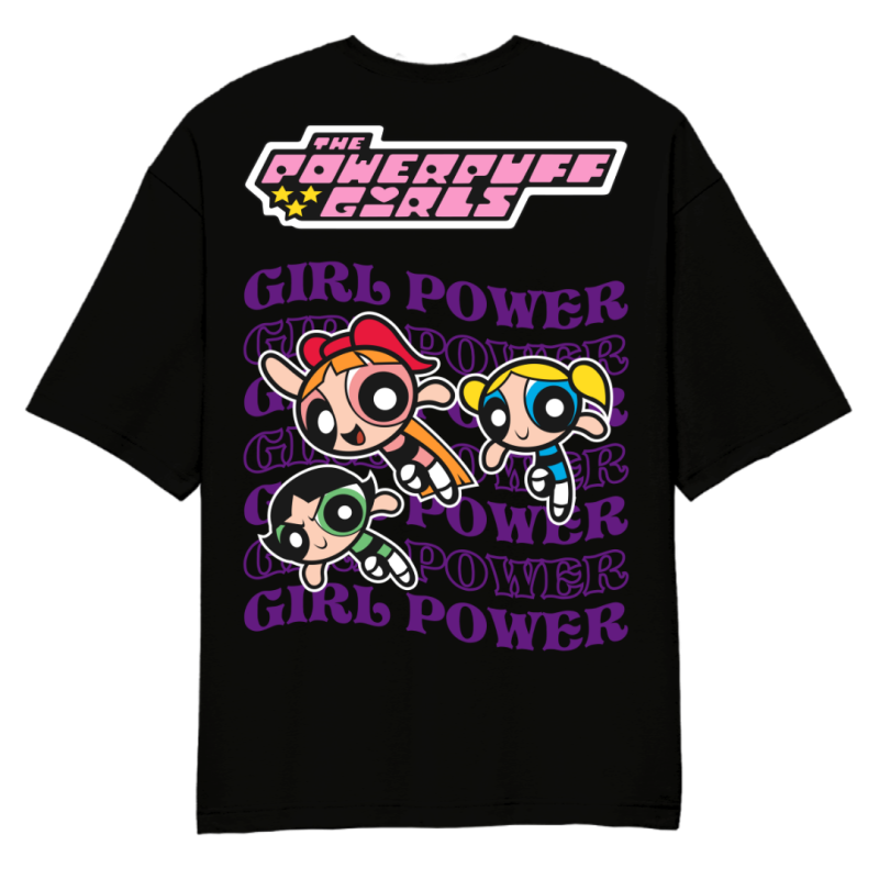 The Power Girls Team Up Oversized T-Shirt