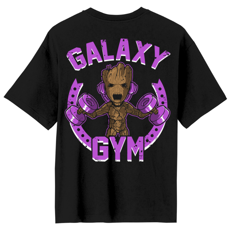 Groot Galaxy Gym Oversized T-Shirt