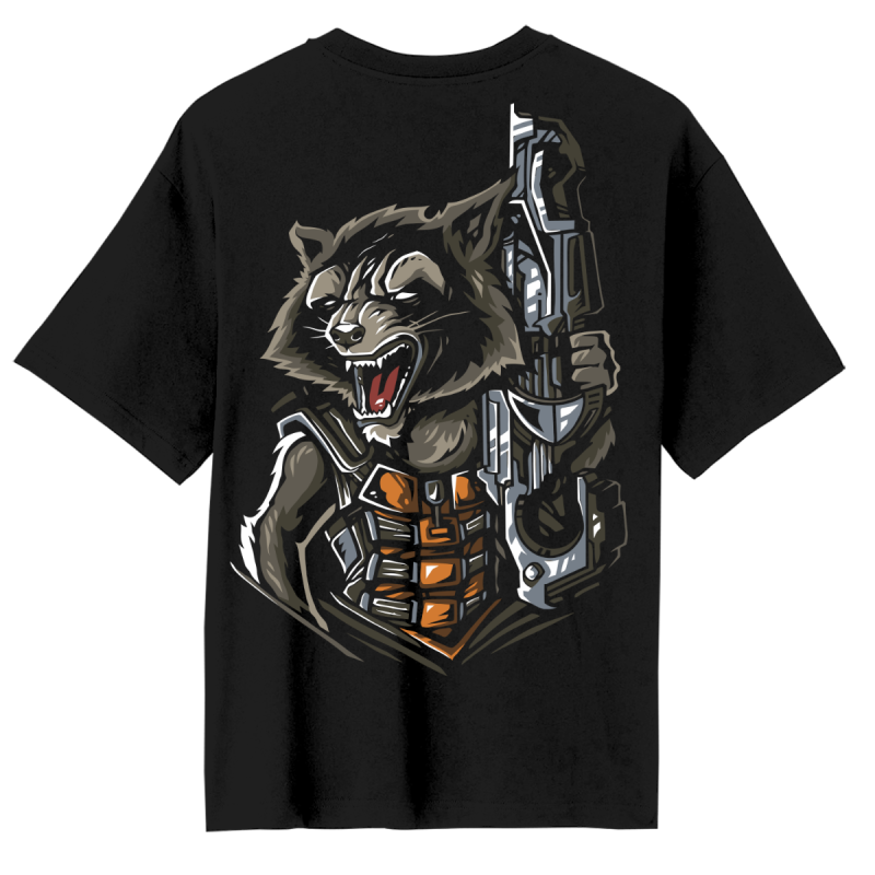 Rocket Raccoon Oversized T-Shirt