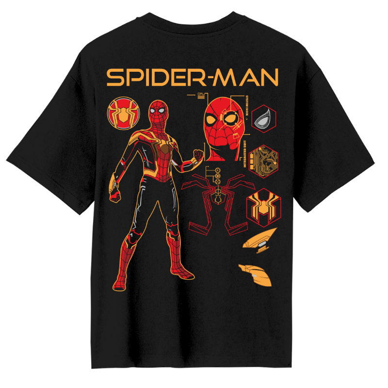 Spider Man Iron Spider Suit Oversized T-Shirt